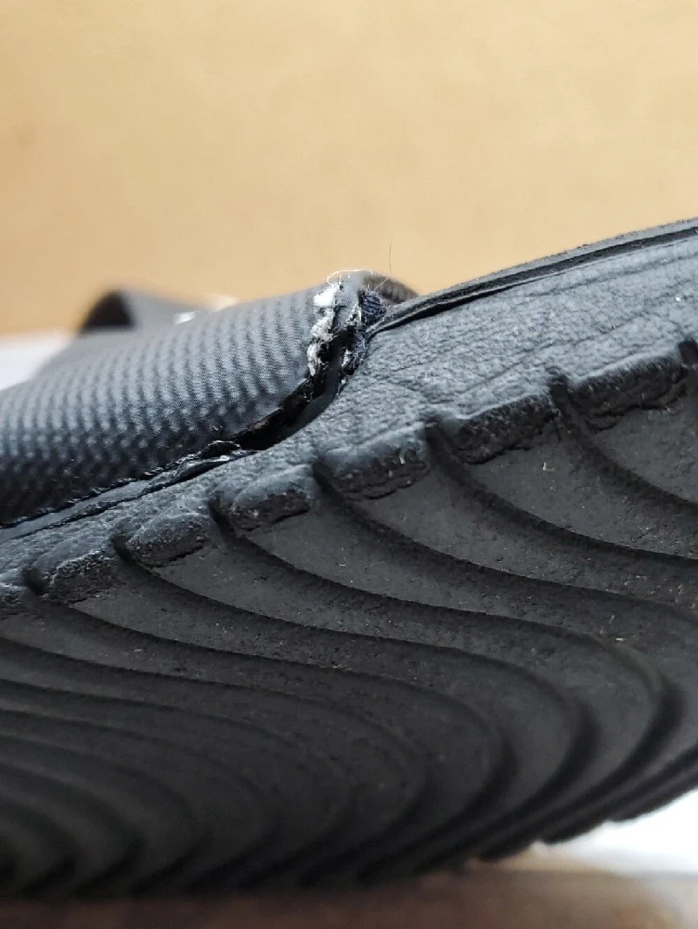 Nike Kawa Black Slide Sandals with White Swoosh Size 11/29 cm